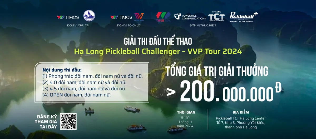 Giải Đấu Phong Trào Hạ Long Pickleball Challenger – VVP Tour 2024: Niềm Hy Vọng Sau Cơn Bão - Ảnh 1.