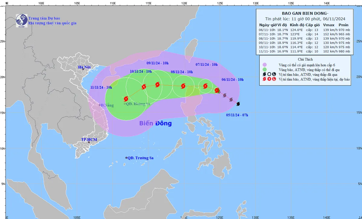 Bão Yinxing nhiều khả năng sẽ đi vào Biển Đông và trở thành bão số 7 - Ảnh 1.