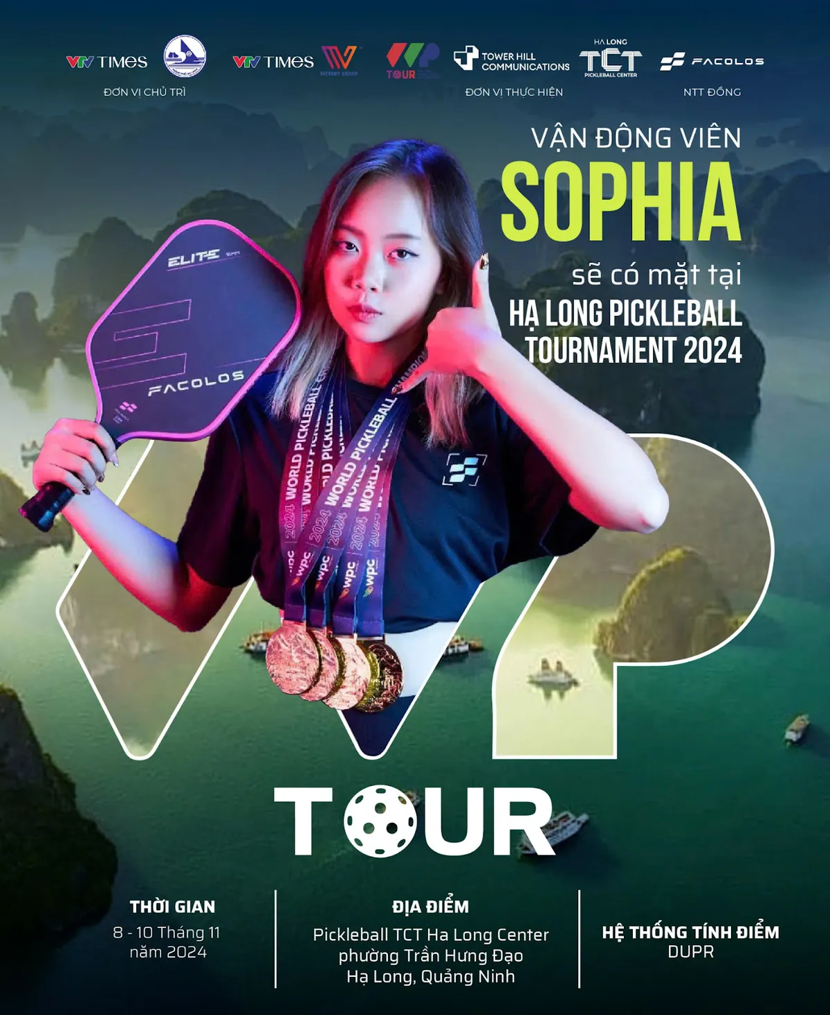 Hạ Long Pickleball Challenger 2024: S&acirc;n chơi đẳng cấp thu h&uacute;t hơn 300 vận động vi&ecirc;n v&agrave; c&aacute;c ng&ocirc;i sao Thể thao h&agrave;ng đầu - Ảnh 1.