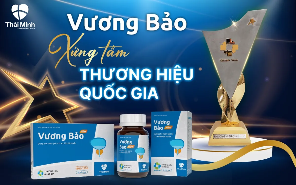 Thương hiệu Quốc gia 2024 xướng tên Vương Bảo – Giải pháp vàng cho bệnh phì đại tuyến tiền liệt! - Ảnh 1.