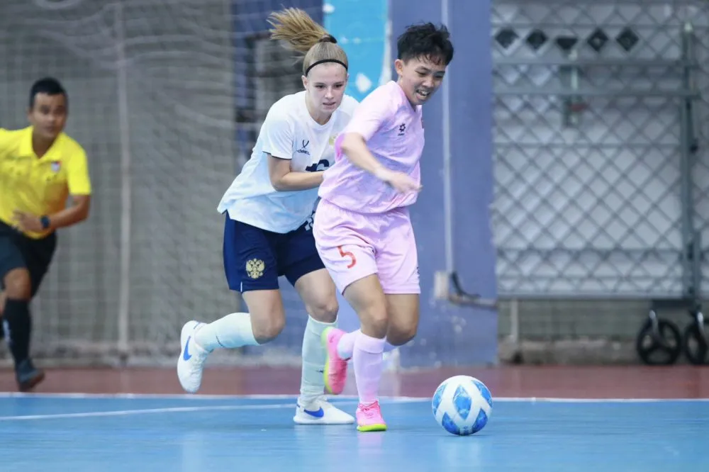 Giao hữu quốc tế, ĐT Futsal Nữ Việt Nam &ndash; ĐT Futsal Nữ Nga: 0-6 - Ảnh 1.