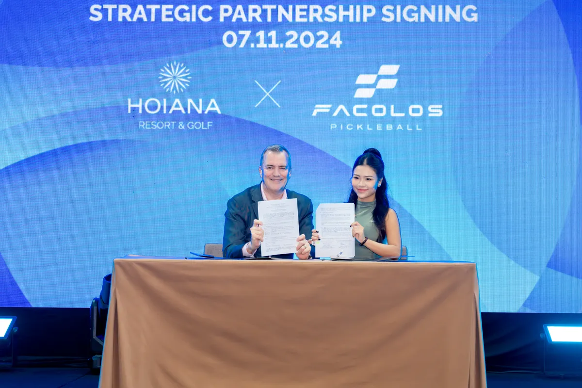 Facolos Pickleball hợp t&aacute;c Hoiana Resort & Golf mang đến những trải nghiệm Pickleball đẳng cấp - Ảnh 2.