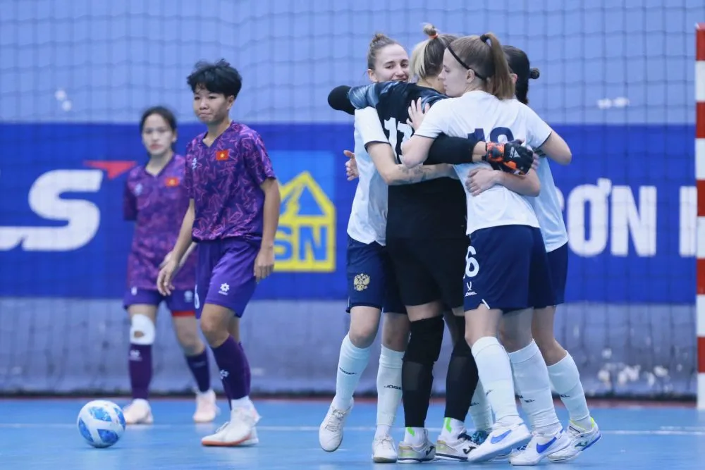 Giao hữu quốc tế, ĐT Futsal Nữ Việt Nam – ĐT Futsal Nữ Nga: 1-6 - Ảnh 1. Giao hữu quốc tế, ĐT Futsal Nữ Việt Nam – ĐT Futsal Nữ Nga: 1-6 - Ảnh 1.