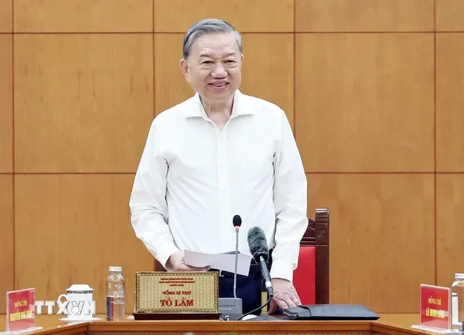 Tổng Bí thư Tô Lâm làm việc với Tiểu ban Văn kiện và Tiểu ban Điều lệ Đảng - Ảnh 2.