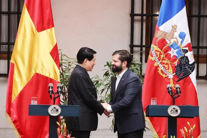 Tuyên bố chung giữa nước Cộng hòa xã hội chủ nghĩa Việt Nam và Cộng hòa Chile - Ảnh 2.