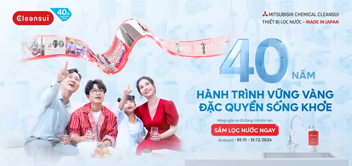 40 năm phát triển bền vững, Mitsubishi Cleansui đồng hành cùng cuộc sống khỏe - Ảnh 4.