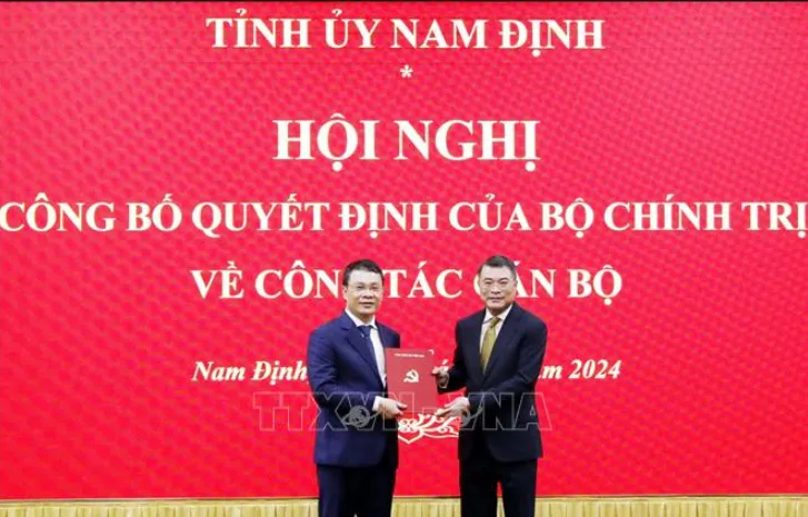 Phó Chánh Văn phòng Trung ương Đảng Đặng Khánh Toàn giữ chức Bí thư Tỉnh ủy Nam Định - Ảnh 1.