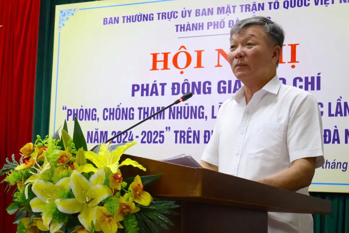 Đà Nẵng phát động Giải báo chí phòng, chống tham nhũng, lãng phí, tiêu cực lần thứ 5 - Ảnh 1.