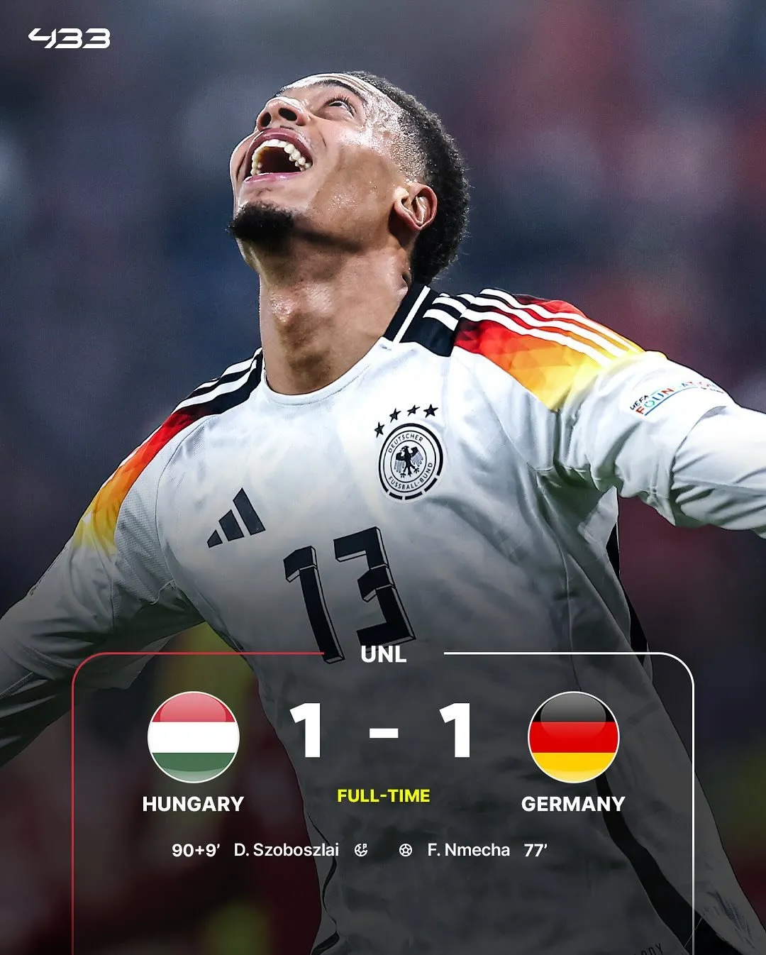 UEFA Nations League | H&agrave; Lan, Đức đều kh&ocirc;ng thể gi&agrave;nh trọn 3 điểm - Ảnh 2.