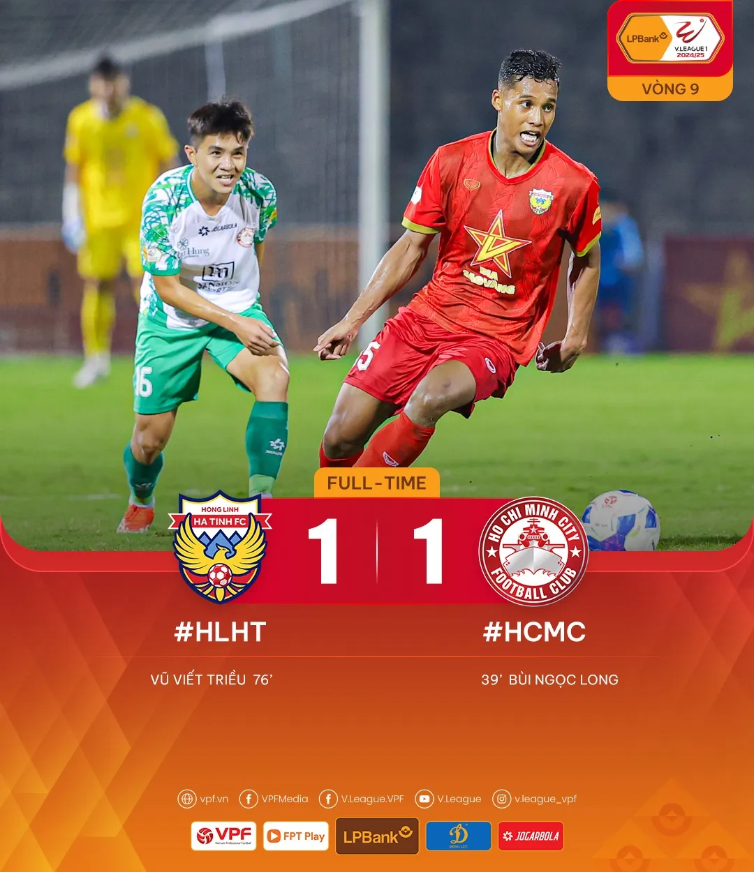 Vòng 9 V.League | Hồng Lĩnh Hà Tĩnh nối dài mạch bất bại - Ảnh 1. Vòng 9 V.League | Hồng Lĩnh Hà Tĩnh nối dài mạch bất bại - Ảnh 1.
