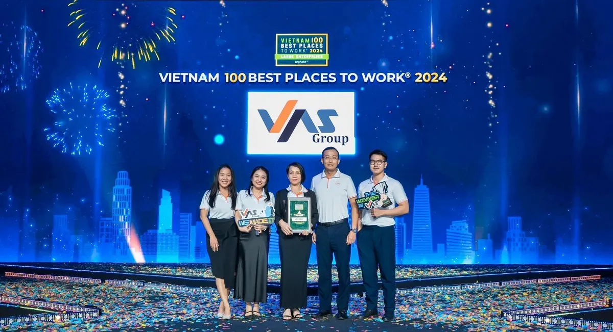 Tập Đoàn VAS được bình chọn là Nơi làm việc tốt nhất Việt Nam® 2024 - Ảnh 1.