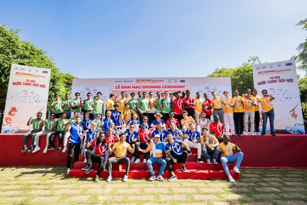 Khương Thảo Đan đồng h&agrave;nh c&ugrave;ng giải chạy Strong Vietnam 2024 - Ảnh 1.