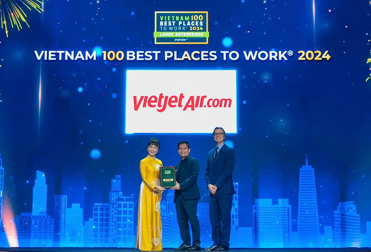 Giải thưởng &ldquo;Nơi l&agrave;m việc tốt nhất Việt Nam 2024&rdquo; xướng t&ecirc;n Vietjet, FPT, Vingroup - Ảnh 1.