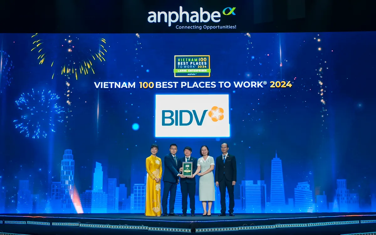 BIDV khẳng định vị thế doanh nghiệp c&oacute; m&ocirc;i trường l&agrave;m việc tốt nhất Việt Nam - Ảnh 1.