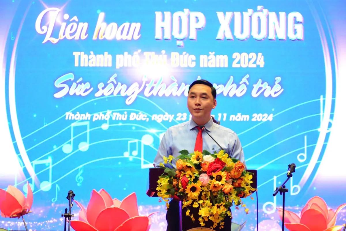 TP Hồ Ch&iacute; Minh: S&ocirc;i nổi Li&ecirc;n hoan hợp xướng TP Thủ Đức 2024 - Ảnh 1.