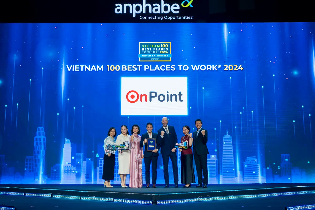 OnPoint được vinh danh Top 100 nơi làm việc tốt nhất Việt Nam - Ảnh 1.