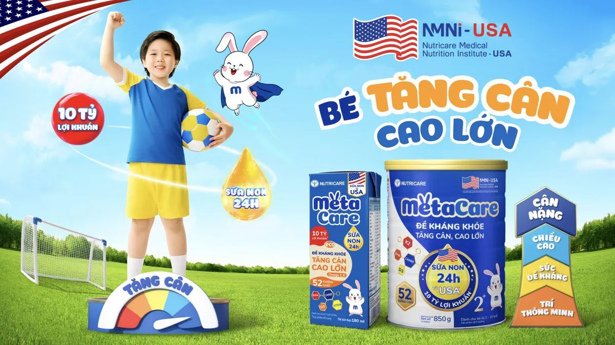 Metacare – Thương hiệu quốc gia Dinh dưỡng Y học giúp trẻ đề kháng khỏe, tăng cân, cao lớn - Ảnh 3.