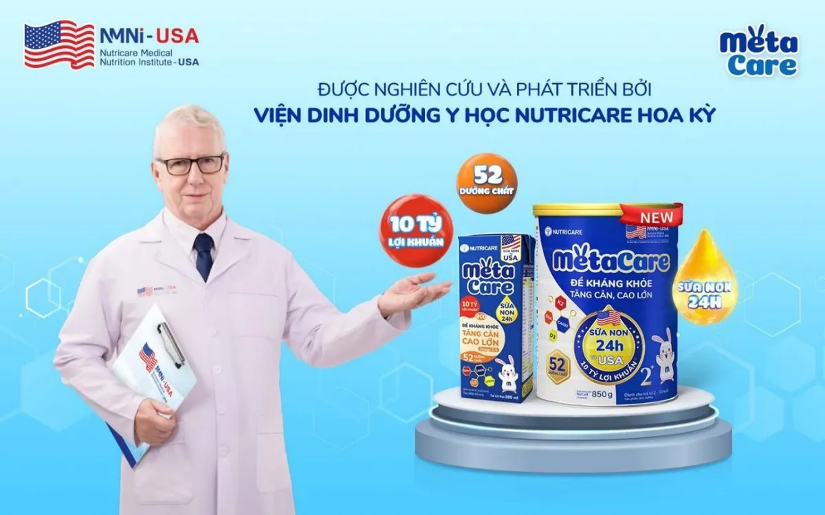 Metacare – Thương hiệu quốc gia Dinh dưỡng Y học giúp trẻ đề kháng khỏe, tăng cân, cao lớn - Ảnh 2.