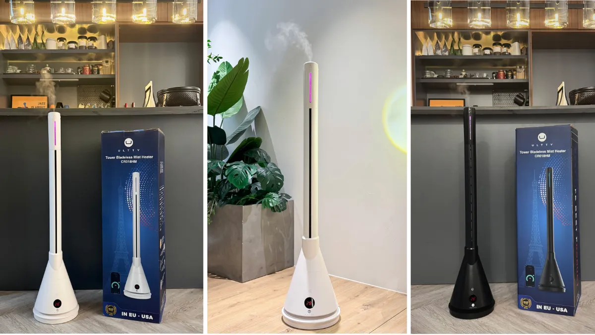 Quạt th&aacute;p sưởi 2 chiều b&ugrave; ẩm ULTTY CR018HM - Sản phẩm đột ph&aacute; mới của ULTTY tại Việt Nam - Ảnh 1.