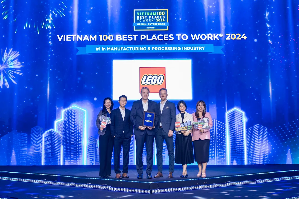 LEGO Manufacturing Việt Nam được vinh danh là “Nơi làm việc tốt nhất Việt Nam” - Ảnh 1.