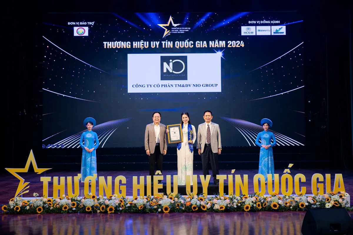 Nio Group vinh danh top 10 “Thương hiệu uy tín quốc gia 2024” - Ảnh 4.