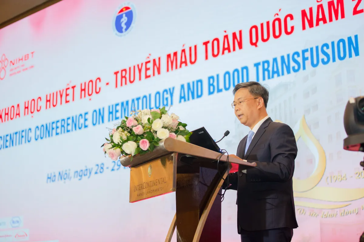 Khai mạc Hội nghị khoa học Huyết học - Truyền máu toàn quốc năm 2024 - Ảnh 1. Khai mạc Hội nghị khoa học Huyết học - Truyền máu toàn quốc năm 2024 - Ảnh 1.