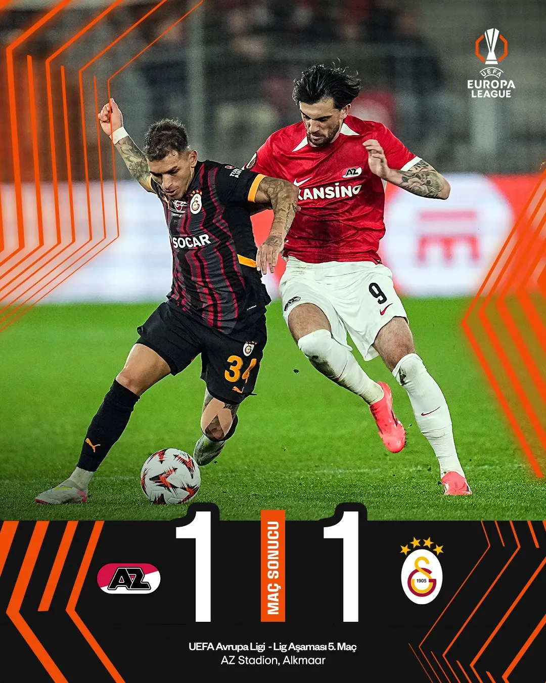 Europa League | Galatasaray duy tr&igrave; mạch bất bại, Porto chia điểm đ&aacute;ng tiếc - Ảnh 1.