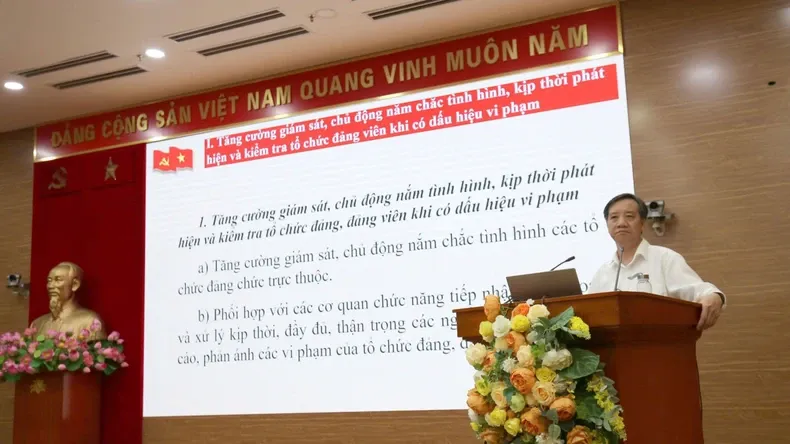 Tập huấn nghiệp vụ công tác tổ chức Đại hội Đảng bộ các cấp trong Khối cơ quan Trung ương - Ảnh 4.