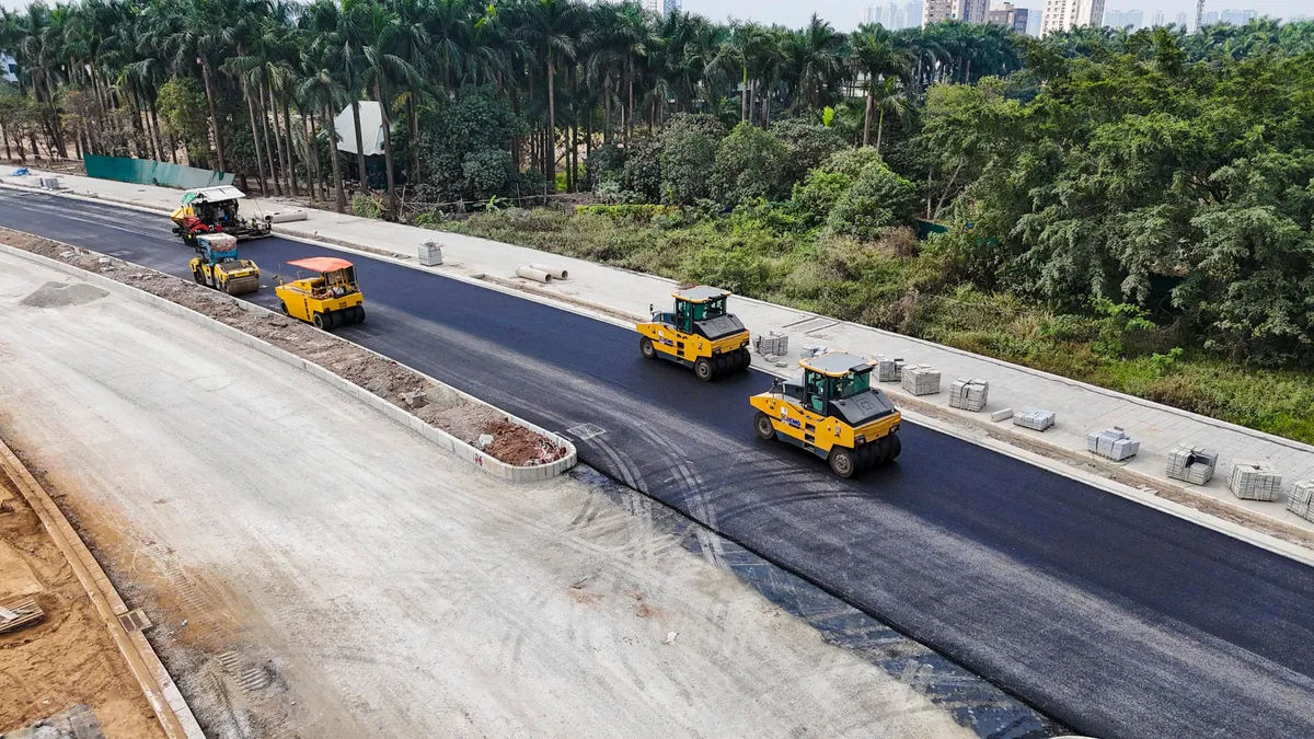 Chạy đua hoàn thiện dự án đường Lê Quang Đạo kéo dài - Ảnh 5.