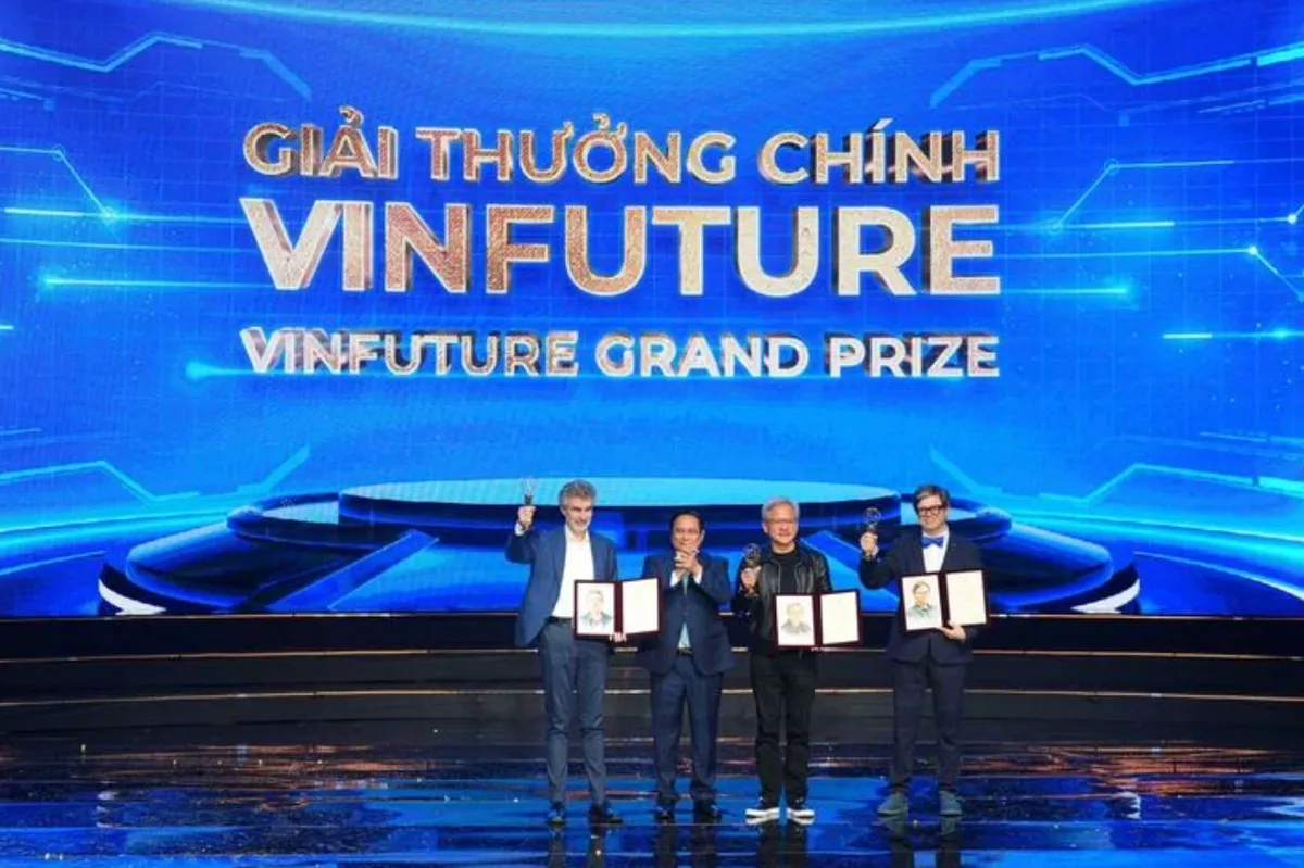 Hội đồng Giải thưởng VinFuture nói gì về quyết định vinh danh CEO Nvidia? - Ảnh 1.