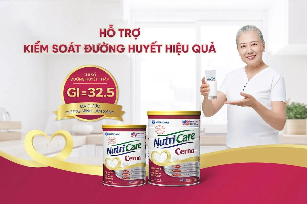 Nutricare Cerna – Dinh dưỡng Y học chuyên biệt giúp ổn định đường huyết, ngăn biến chứng tiểu đường - Ảnh 3.