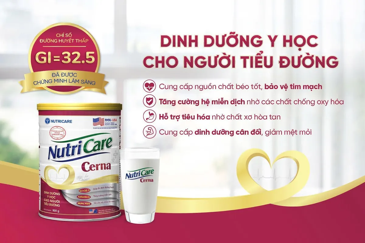 Nutricare Cerna – Dinh dưỡng Y học chuyên biệt giúp ổn định đường huyết, ngăn biến chứng tiểu đường - Ảnh 4.