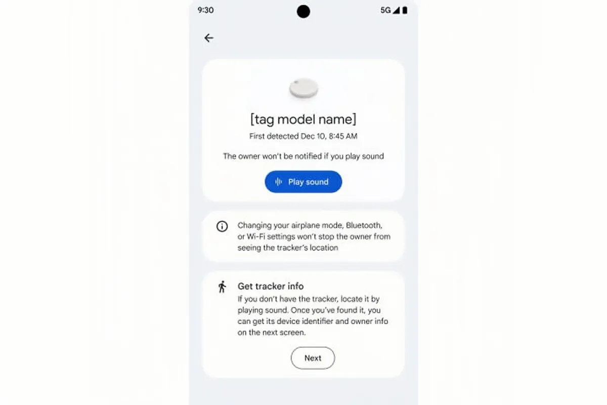 Google cập nhật tính năng phát hiện thiết bị theo dõi ẩn trên Android - Ảnh 1.