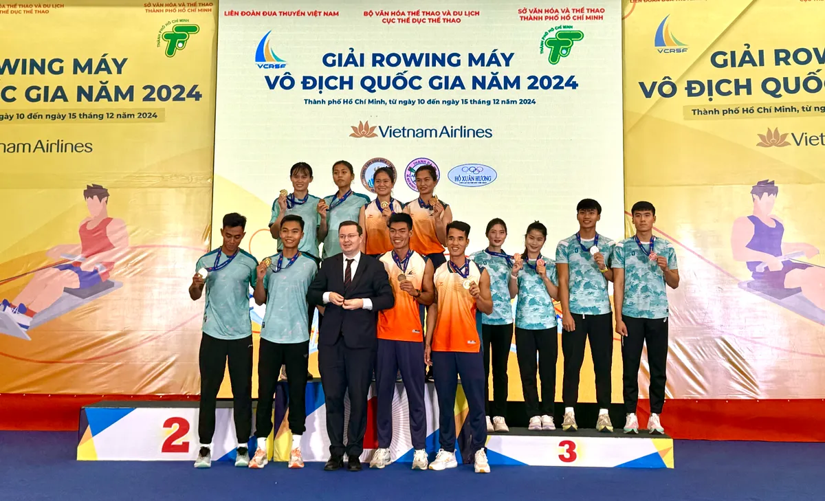 TP Hồ Chí Minh dẫn đầu toàn đoàn Giải rowing máy vô địch Quốc gia 2024 - Ảnh 2.