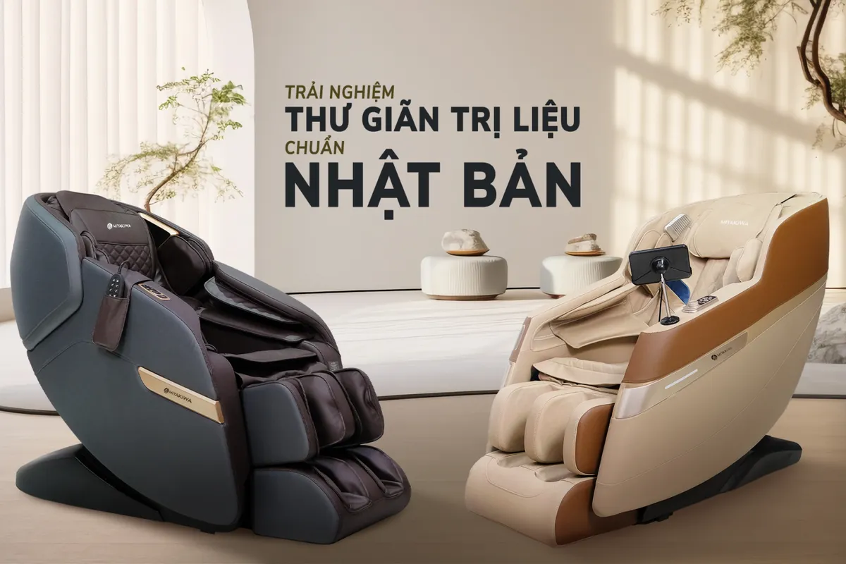 Ghế massage Miyakiwa sản xuất tại Nhật Bản - Ảnh 4.