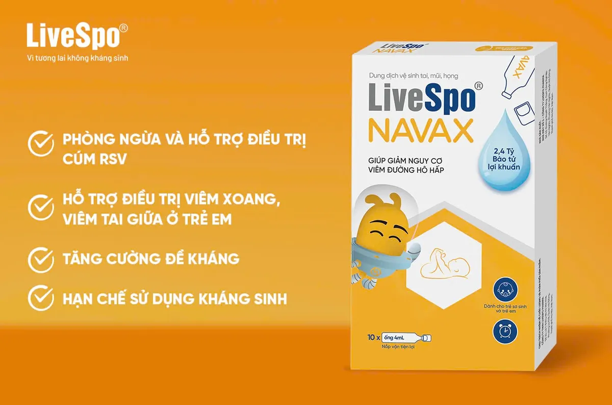 Giảm phụ thuộc kháng sinh trong điều trị bệnh hô hấp bằng bào tử lợi khuẩn - Ảnh 3.