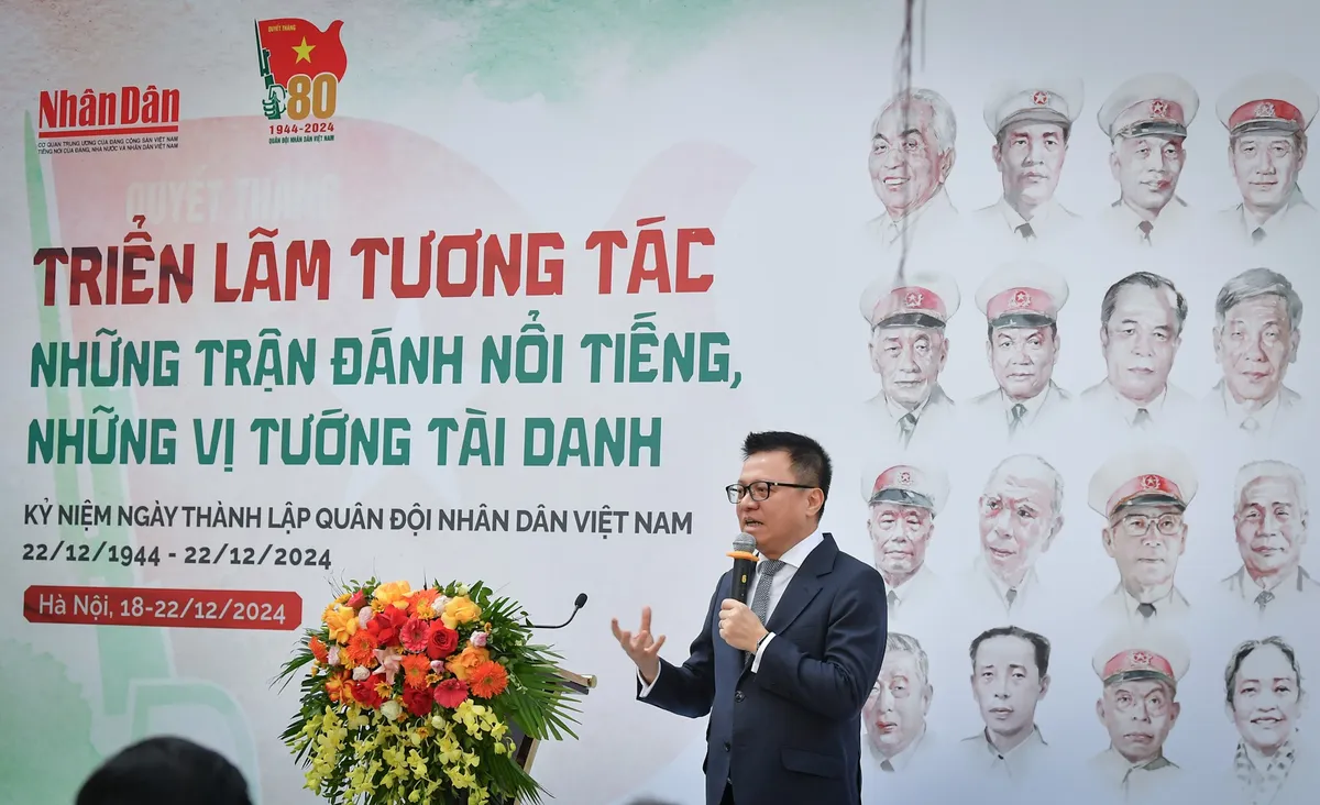 Khai mạc Triển lãm tương tác “Những trận đánh nổi tiếng, những vị tướng tài danh” - Ảnh 3.