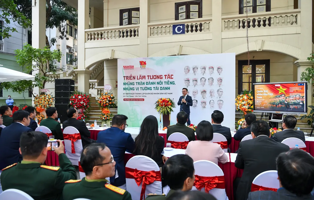 Khai mạc Triển lãm tương tác “Những trận đánh nổi tiếng, những vị tướng tài danh” - Ảnh 1.