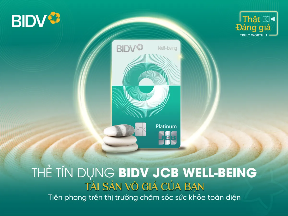 Chủ động chăm lo cho sức khoẻ với thẻ tín dụng quốc tế BIDV JCB Well-being - Ảnh 2.