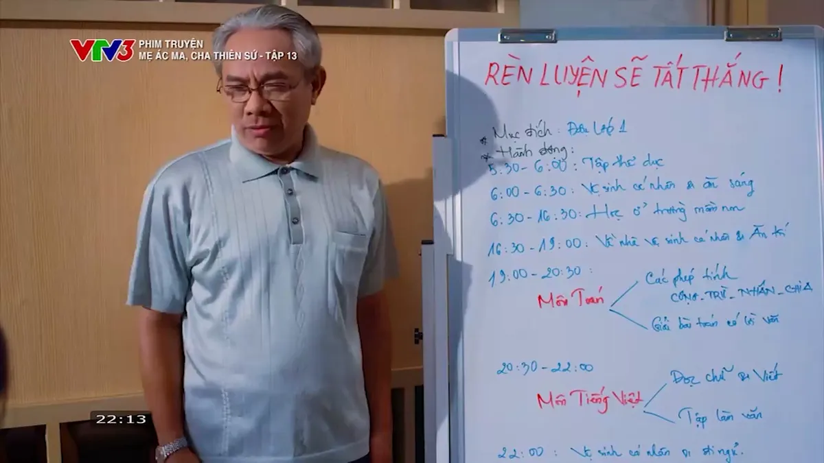 Mẹ ác ma, cha thiên sứ - Tập 13: Ông ngoại luyện thi lớp 1 cho cháu gái bằng kỷ luật thép - Ảnh 5.