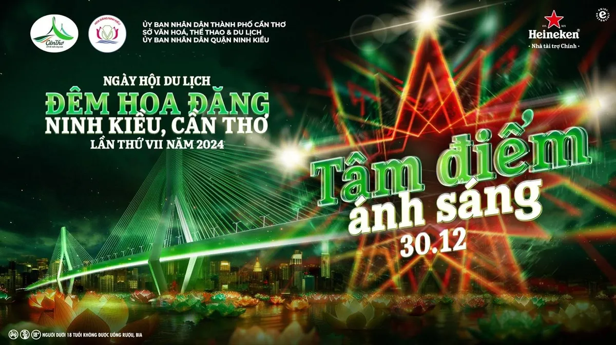 Cần Thơ thắp sáng ngày hội du lịch - Đêm hoa đăng Ninh Kiều lần thứ VII cùng Heineken - Ảnh 3.