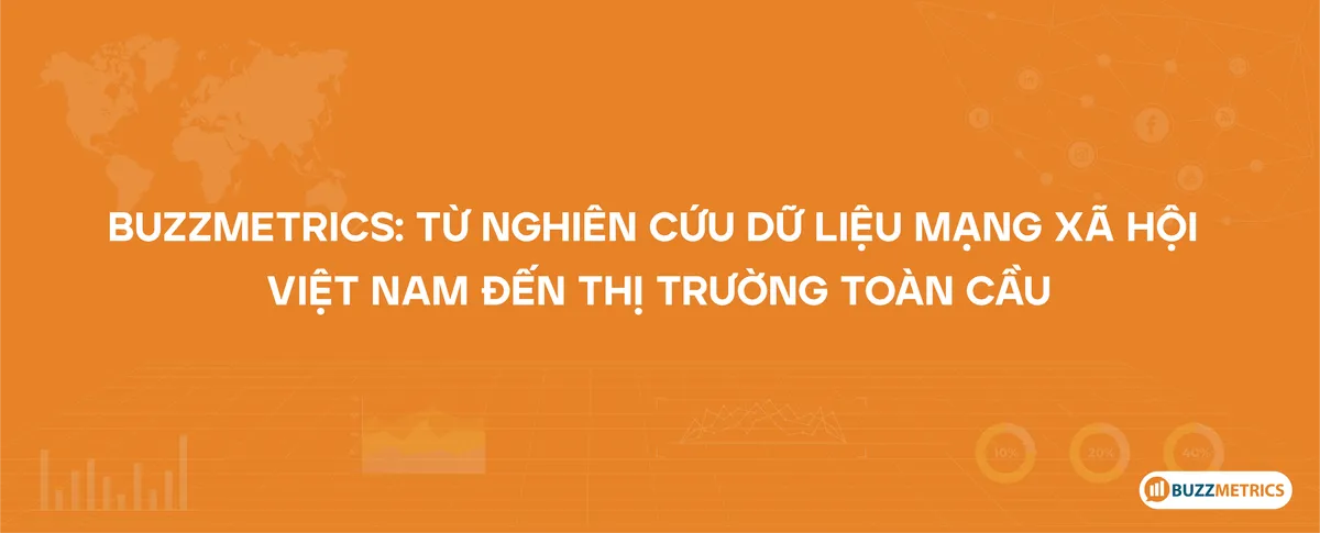 Buzzmetrics: Từ nghiên cứu dữ liệu mạng xã hội Việt Nam đến thị trường toàn cầu - Ảnh 1.