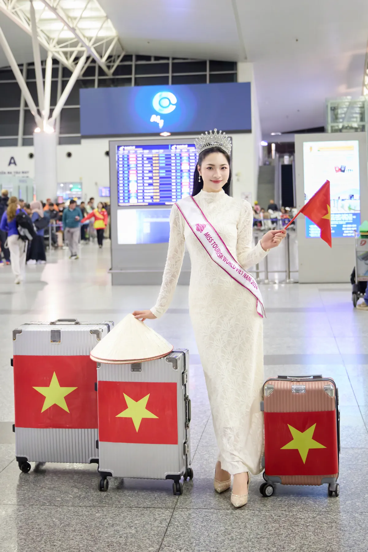 Á hậu Bùi Thu Thuỷ đại diện Việt Nam dự thi Miss Tourism World 2024 - Ảnh 1.