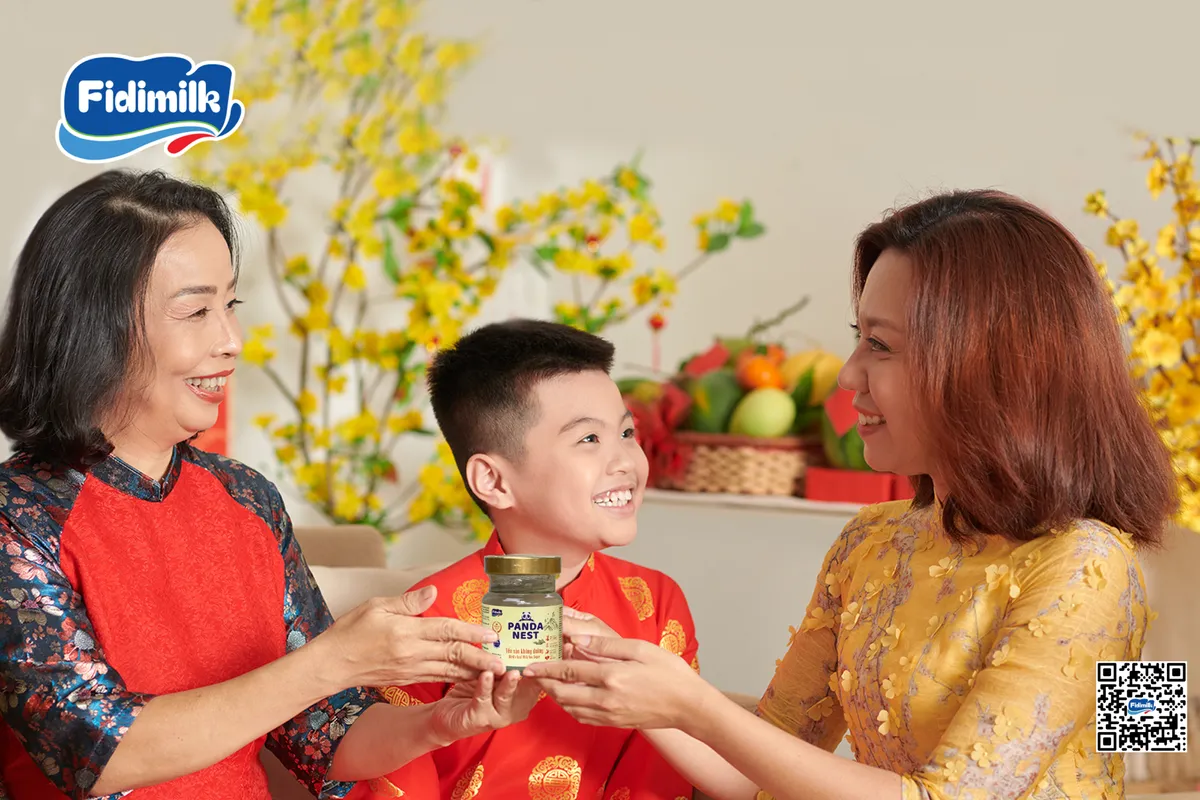 Món quà Tết đoàn viên ý nghĩa từ sữa Fidimilk và yến sào PandaNest - Ảnh 1.