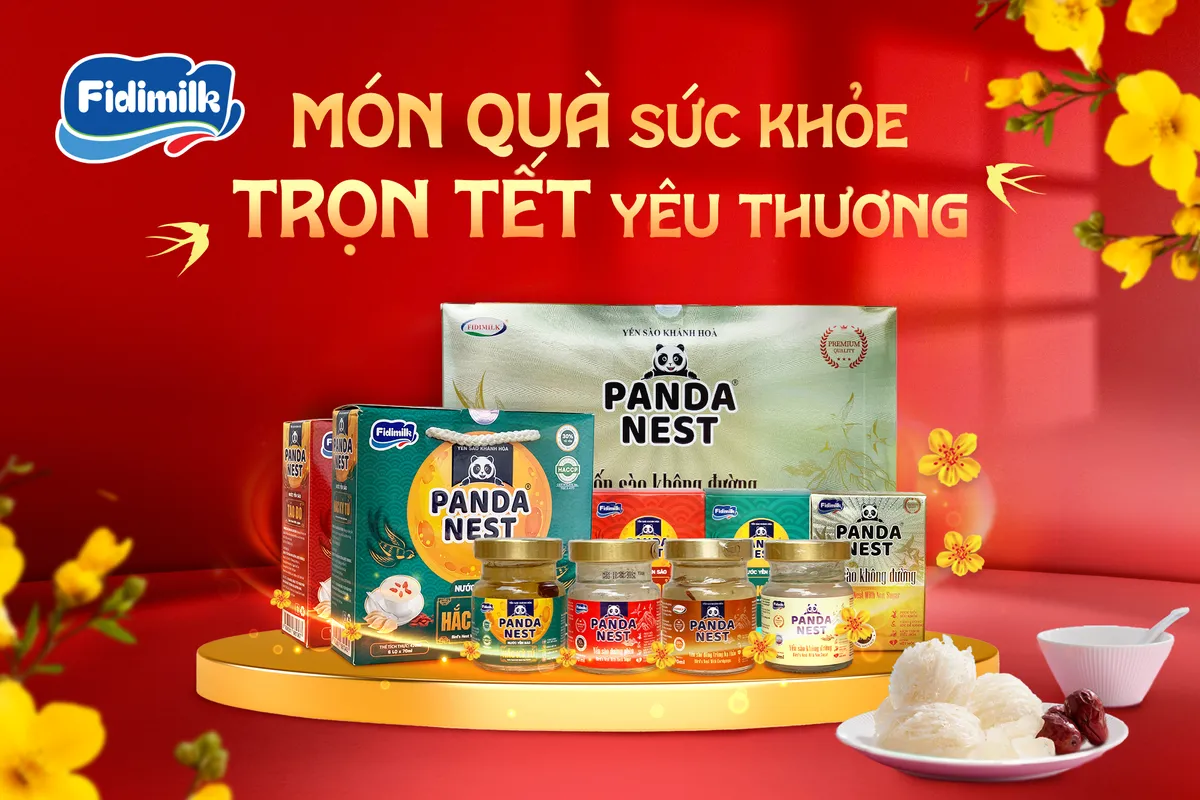 Món quà Tết đoàn viên ý nghĩa từ sữa Fidimilk và yến sào PandaNest - Ảnh 3.