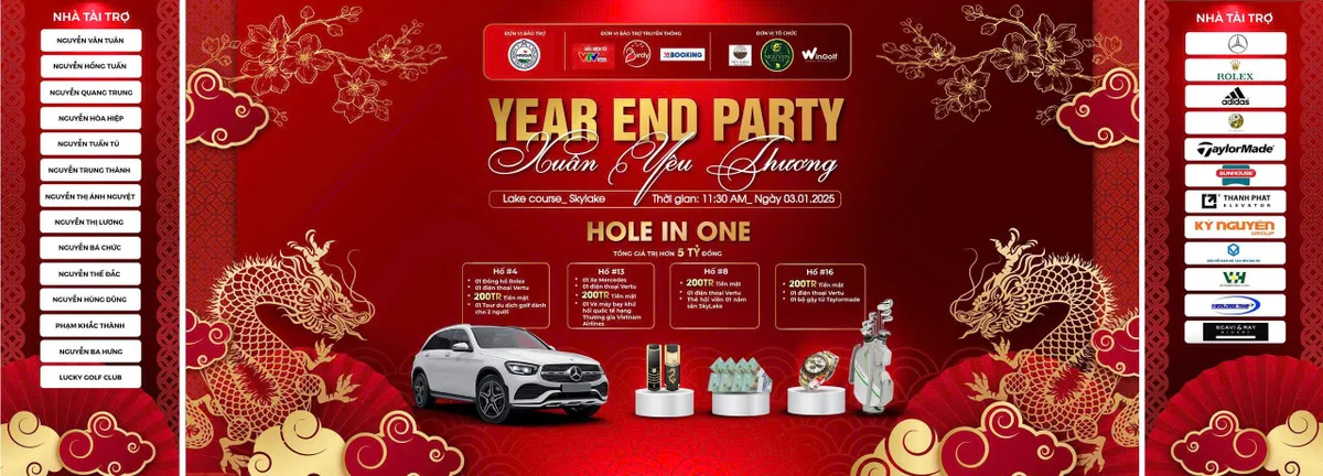 CLB Golf họ Nguyễn Thăng Long chuyển giao vị trí Chủ tịch tại giải đấu Year End Party – Xuân Yêu Thương - Ảnh 2.