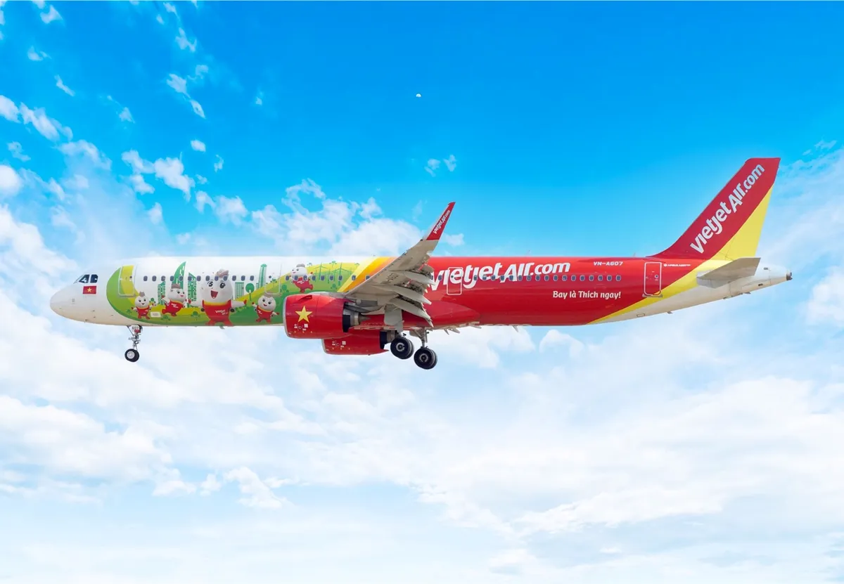 Chào mừng xuân mới Ất Tỵ 2025, Vietjet mở dịch vụ vận chuyển mai, đào Tết - Ảnh 3.