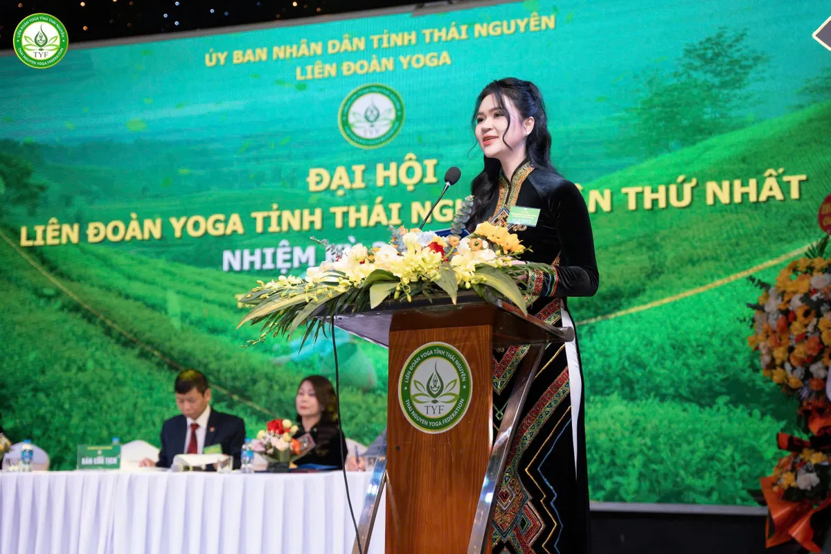 Đại hội Liên đoàn Yoga tỉnh Thái Nguyên lần thứ nhất, nhiệm kỳ 2025 -2030 diễn ra thành công rực rỡ - Ảnh 2.