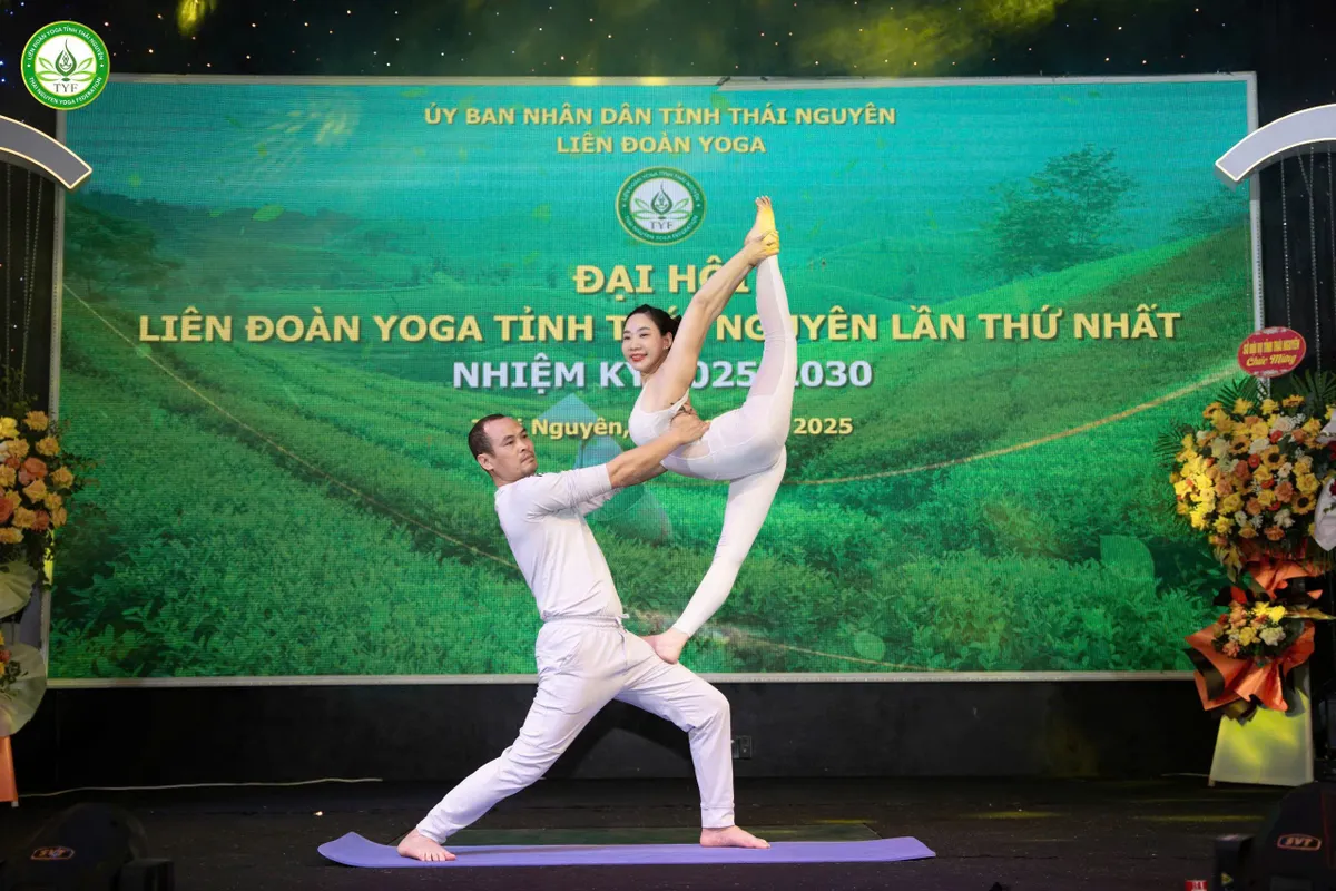 Đại hội Liên đoàn Yoga tỉnh Thái Nguyên lần thứ nhất, nhiệm kỳ 2025 -2030 diễn ra thành công rực rỡ - Ảnh 9.