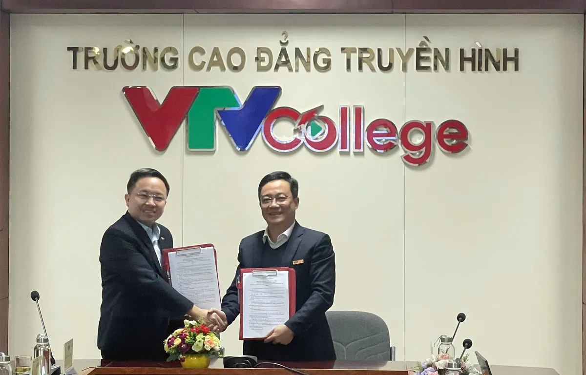 Ký kết hợp tác giữa Trường Cao đẳng Truyền hình và Trung tâm Truyền hình Việt Nam VTV8, VTV9 - Ảnh 2.